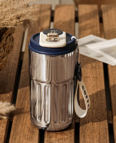 Smart Temperature Display Vacuum Bottle – 500ml
